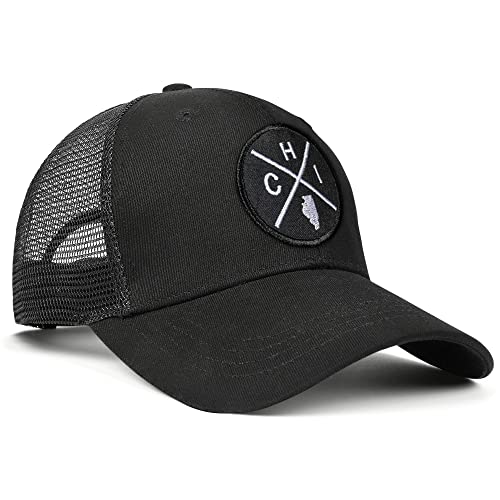 Nuyjimr Unisex Baseball Caps for Men Women Mesh Trucker Cap Adjustable Dad Hat
