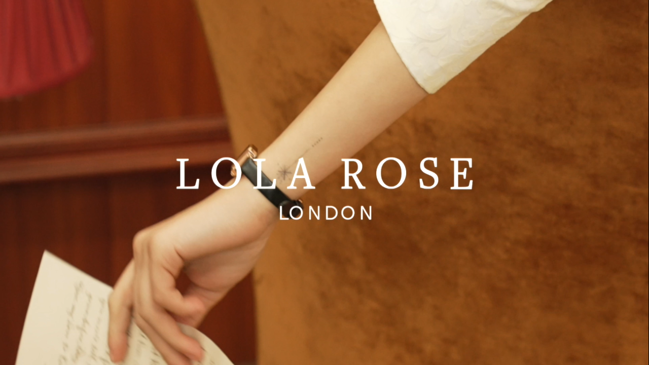 Lola Rose Elegant Women s Watch with Gemstone Inspiration, Ladies Genuine Leather Strap Watch, Classic Gift for Her