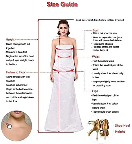 HSFIYAKJ V-Neck Bridesmaid Dresses Long Spaghetti Satin Slit Prom Formal Evening Party Dresses with Pockets