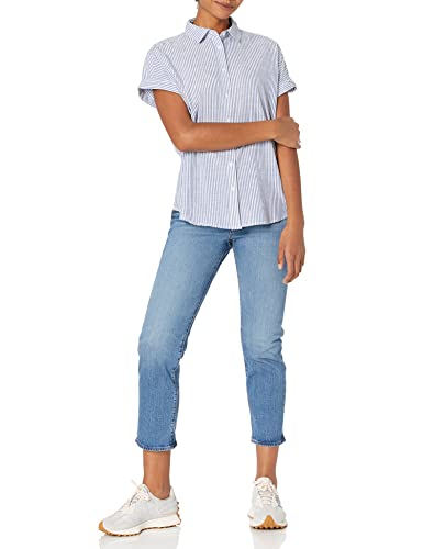 Goodthreads Women s Washed Cotton Short-Sleeve Shirt
