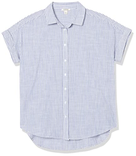 Goodthreads Women s Washed Cotton Short-Sleeve Shirt