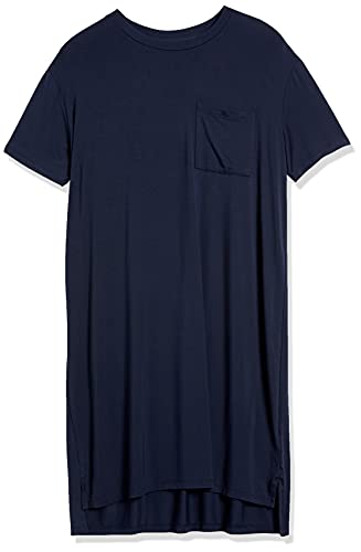 Daily Ritual Women s Jersey Oversized-Fit Short-Sleeve Pocket T-Shirt Dress