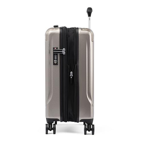 Travelpro Pathways 3 Hardside Expandable Luggage, 8 Spinner Wheels, Lightweight Hard Shell Suitcase 3 Piece Set (21/25/28), Champagne