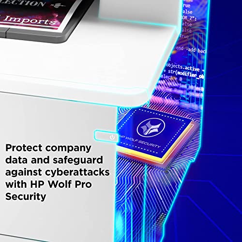 HP Color LaserJet Pro Multifunction M479fdw Wireless Laser Printer with One-Year, Next-Business Day, Onsite Warranty (W1A80A), White