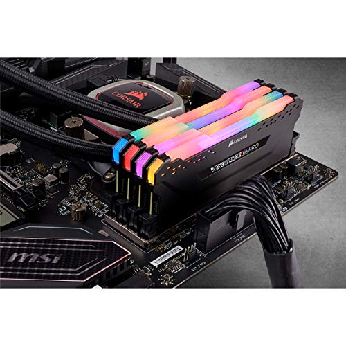 Corsair Vengeance RGB Pro 128GB (4x32GB) DDR4 3200 (PC4-25600) C16 Desktop memory – Black