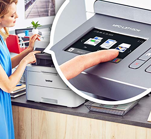 Brother MFC-L3710CW Compact Digital Color All-in-One Printer Providing Laser Printer Quality Results with Wireless, Amazon Dash Replenishment Ready