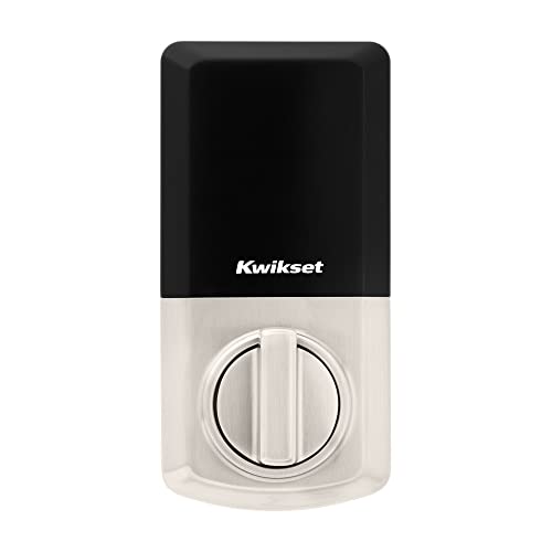 Kwikset SmartCode 270 Keyless Electronic Touchpad Deadbolt, Auto Door Lock, SmartKey Re-Key Security, Satin Nickel