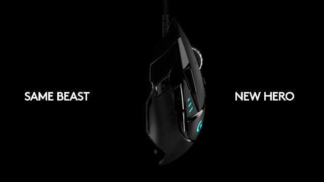 Logitech G502 HERO High Performance Wired Gaming Mouse, HERO 25K Sensor, 25,600 DPI, RGB, Adjustable Weights, 11 Programmable Buttons, On-Board Memory, PC / Mac