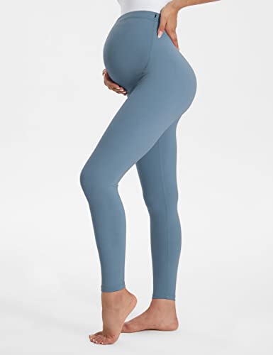 Buttergene Women s Maternity Leggings over the Belly Pregnancy Active Wear Workout Yoga Tights Pants