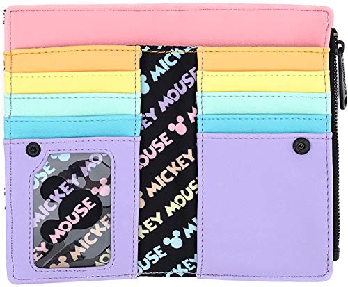 Loungefly Mickey Mouse Pastel Poses Wallet