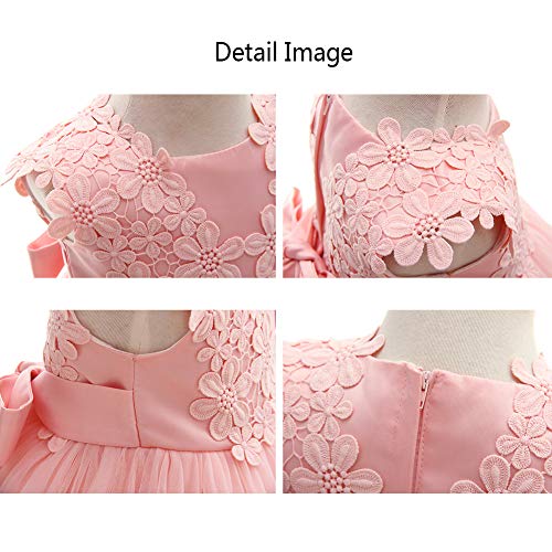 Moon Kitty Baby Girl Dress Christening Baptism Gowns Flower Girl Dress