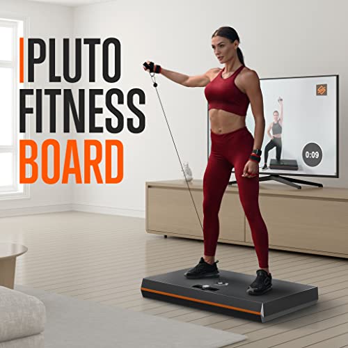 SQUATZ Pluto Fitness Board - Multifunctional Workout Device with Standard, Eccentric, and Isokinetic Training Modes, WiFi and Bluetooth Streaming, Home Gym Equipment for Full Body Workouts