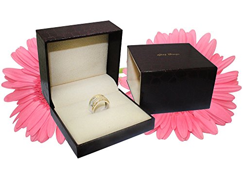 Glitz Design Classic Channel Engagement Ring Set Sparkling Diamond Wedding Set 1.10 ctw 14K Gold