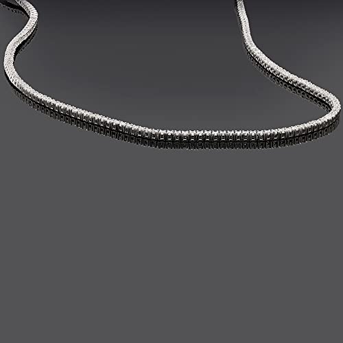 Poshadime 4.50 Carat Real Diamond Tennis Necklace In 14K Solid Gold For Men s & Women s Jewelry (Diamond Clarity_12 & Color -H) 18