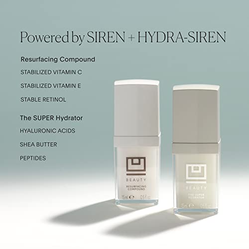U Beauty The U Beauty Duo - anti-aging daily essence and super dose skin moisturizing skin care set, mild exfoliating and hyaluronic acid cream, to create smooth and soft skin - (2 sets) 1.7 fluid ounces (about 50.3 ml)