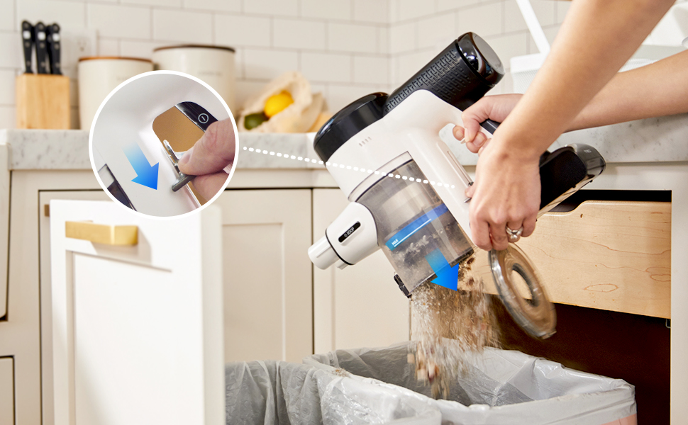 Tineco Pure ONE S15 Essentials Smart Cordless Vacuum Cleaner, Stick Vacuum with Anti-Tangle Brush & Fade-Free Suction, Deep Clean for Hard Floor & Carpets, Pet Hair Cleaning with Led Headlights