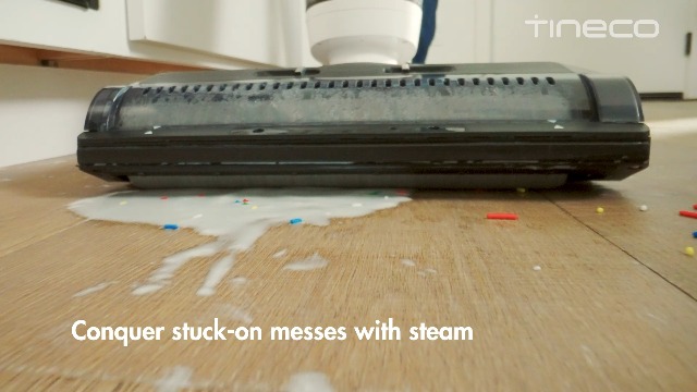 Tineco FLOOR ONE S5 Steam Cleaner Wet Dry Vacuum All-in-one, Hardwood Floor Cleaner Great for Sticky Messes, Smart Steam Mop for Hard Floors with Digital Display and Long Run Time